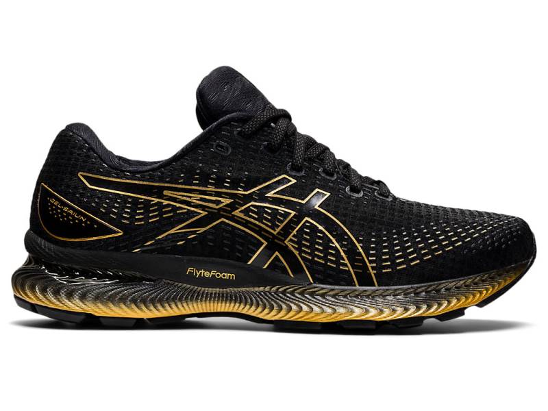 Sapatilhas Running Asics GEL-SAIUN Homem Pretas, 5668A086.396